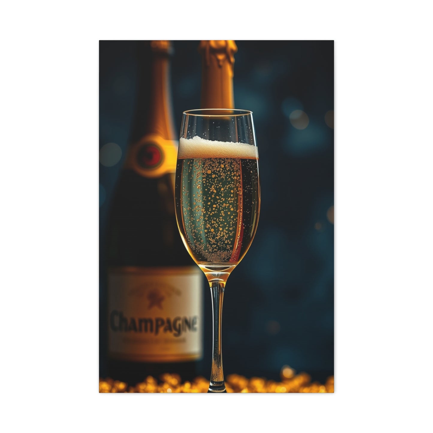 Supreme Champagne Art Collection Wall Art & Canvas Print