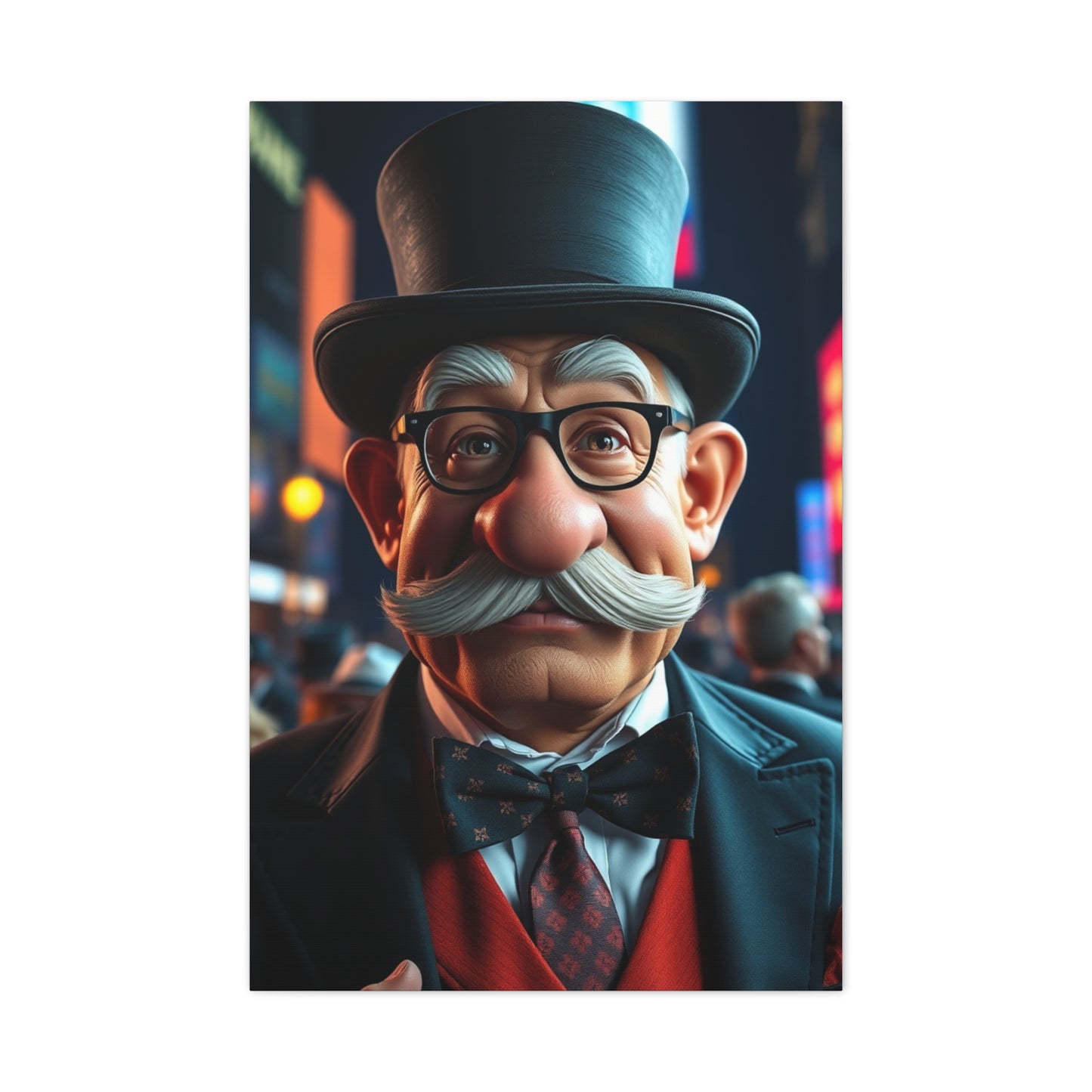 Rich Uncle Pennybags Art Supreme Gallery Wall Art & Canvas Print