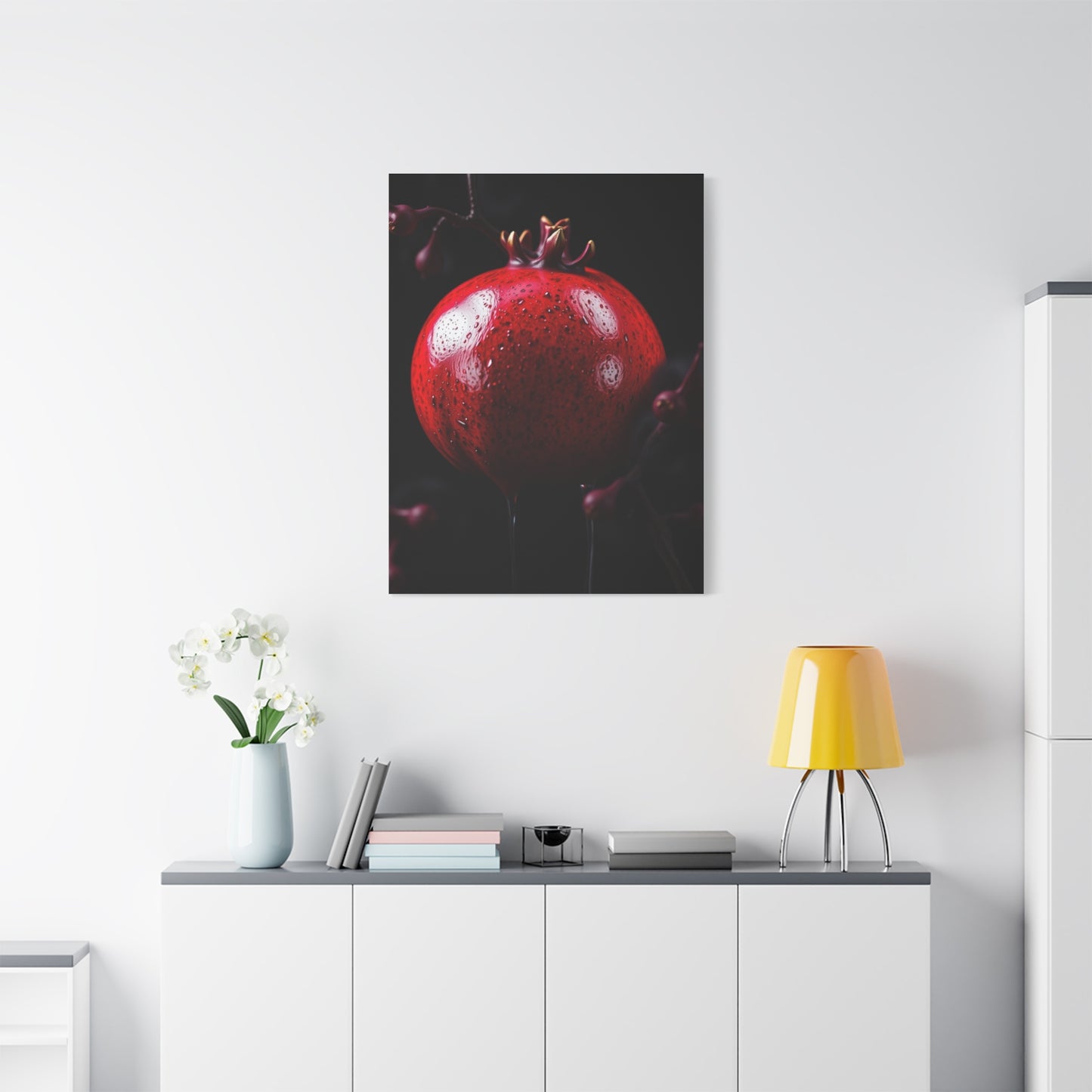 Pomegranate Noir Wall Art Luxury Canvas Wall Art & Canvas Print