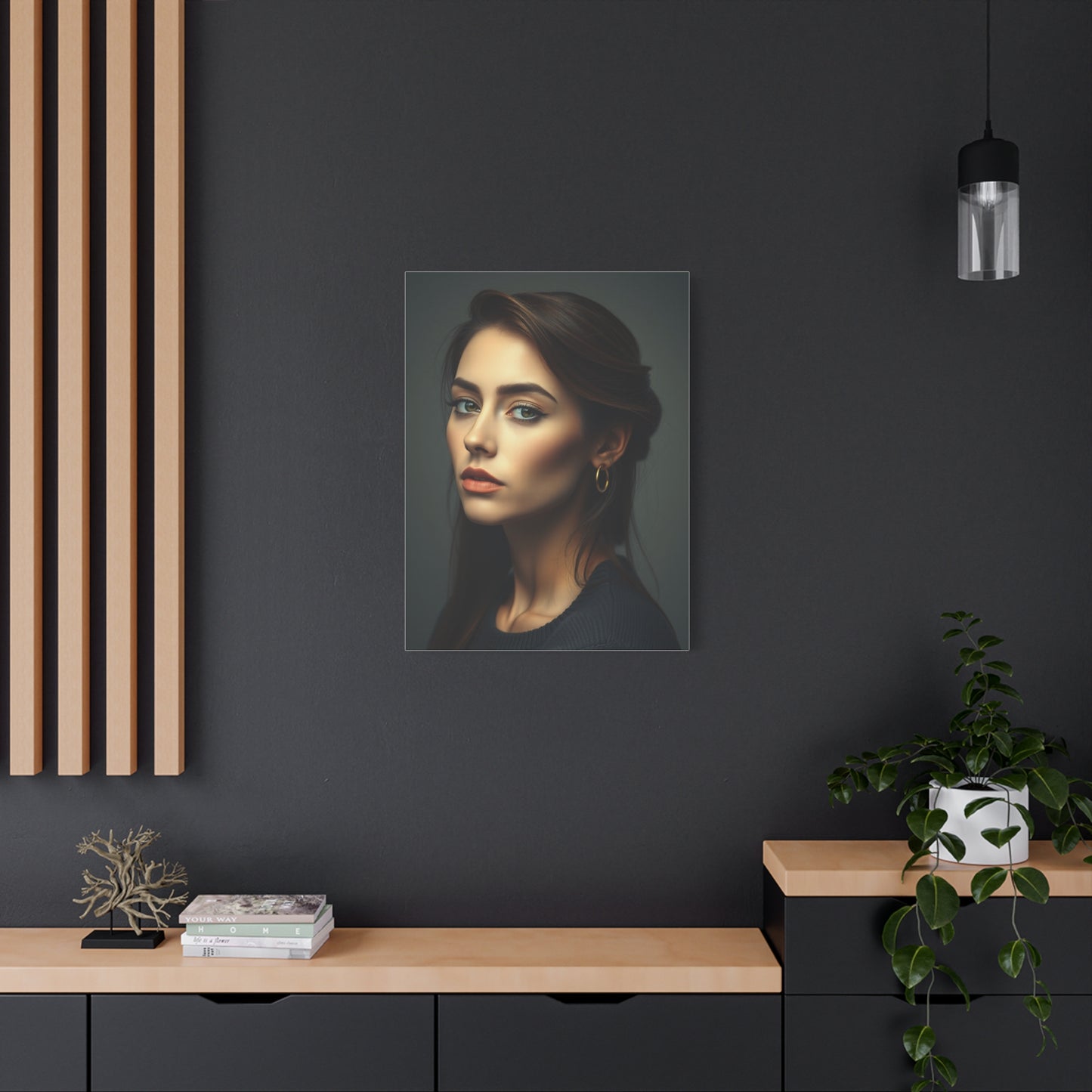 Masterpiece Female Portrait Art Vision Wall Art & Canvas Print