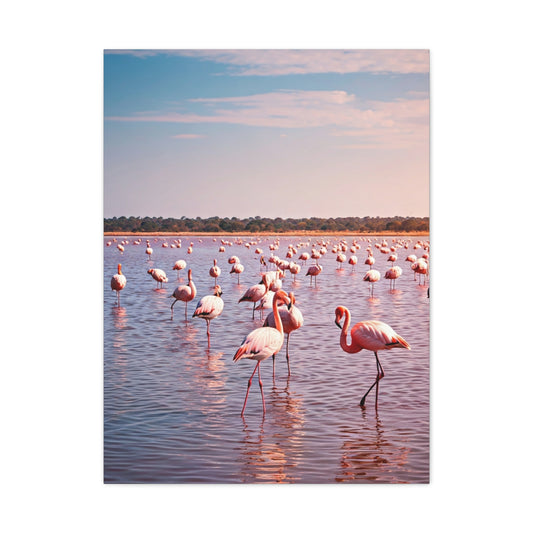 Crocodile Sunset Waterscape Wall Art & Canvas Prints