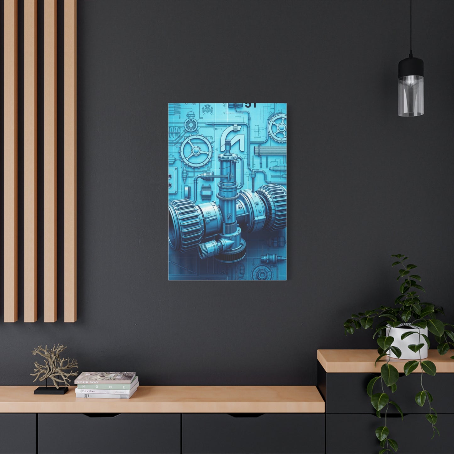 Supreme Engineering & Machinery Blueprints Art Collection Wall Art & Canvas Print