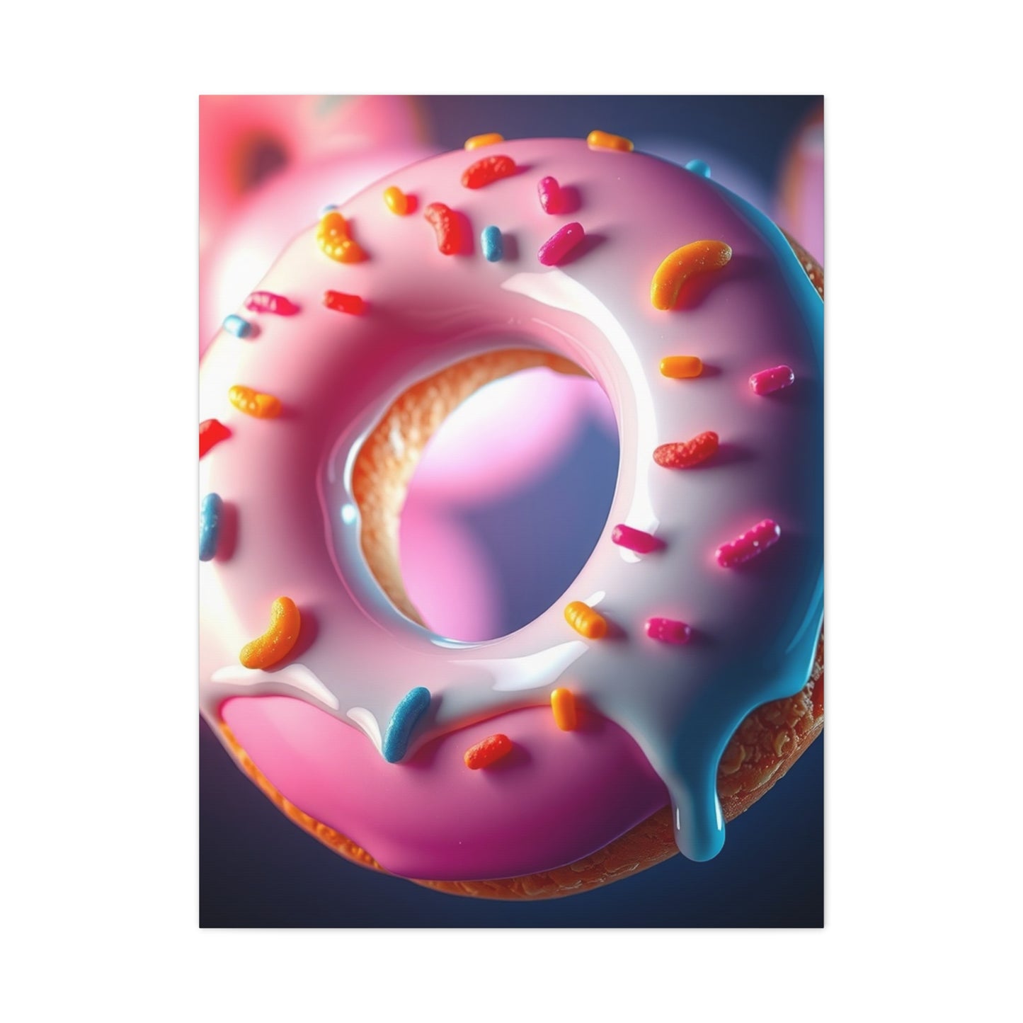 Donut Art Refined Canvas Wall Art & Canvas Print