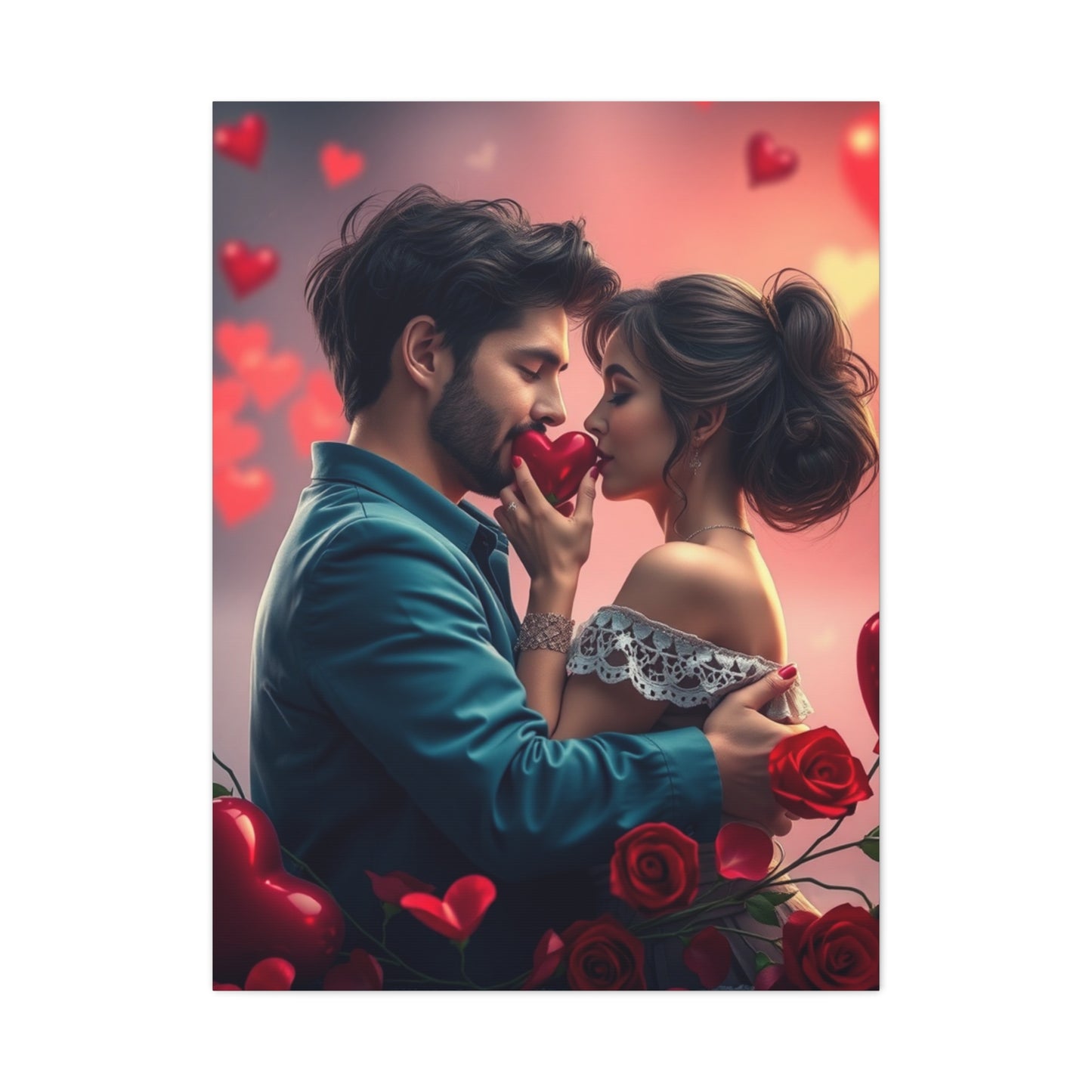 Valentine's Day Art Refined Canvas Wall Art & Canvas Print