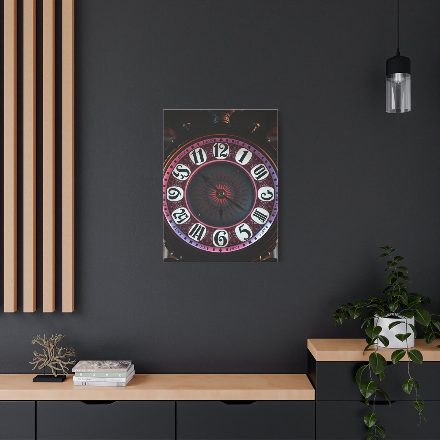 Vision Clock Art Art Wall Art & Canvas Print