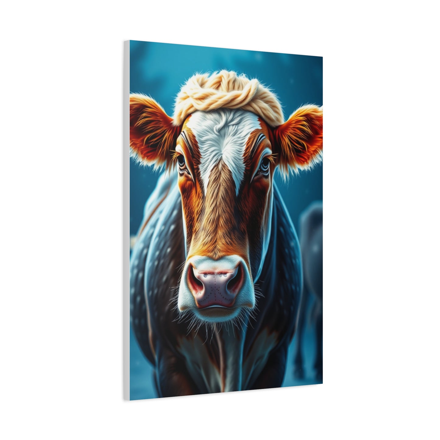 Supreme Christmas Cow Art Collection Wall Art & Canvas Print