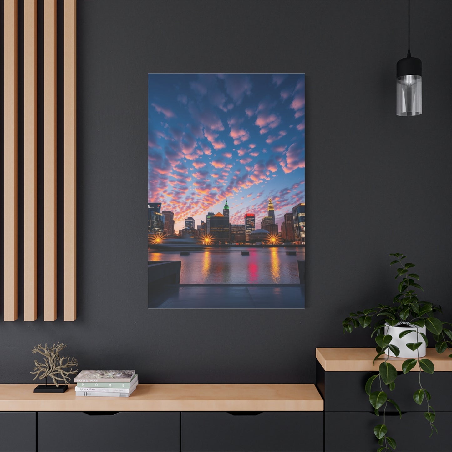 Michigan Sky Media Art Refined Canvas Wall Art & Canvas Print