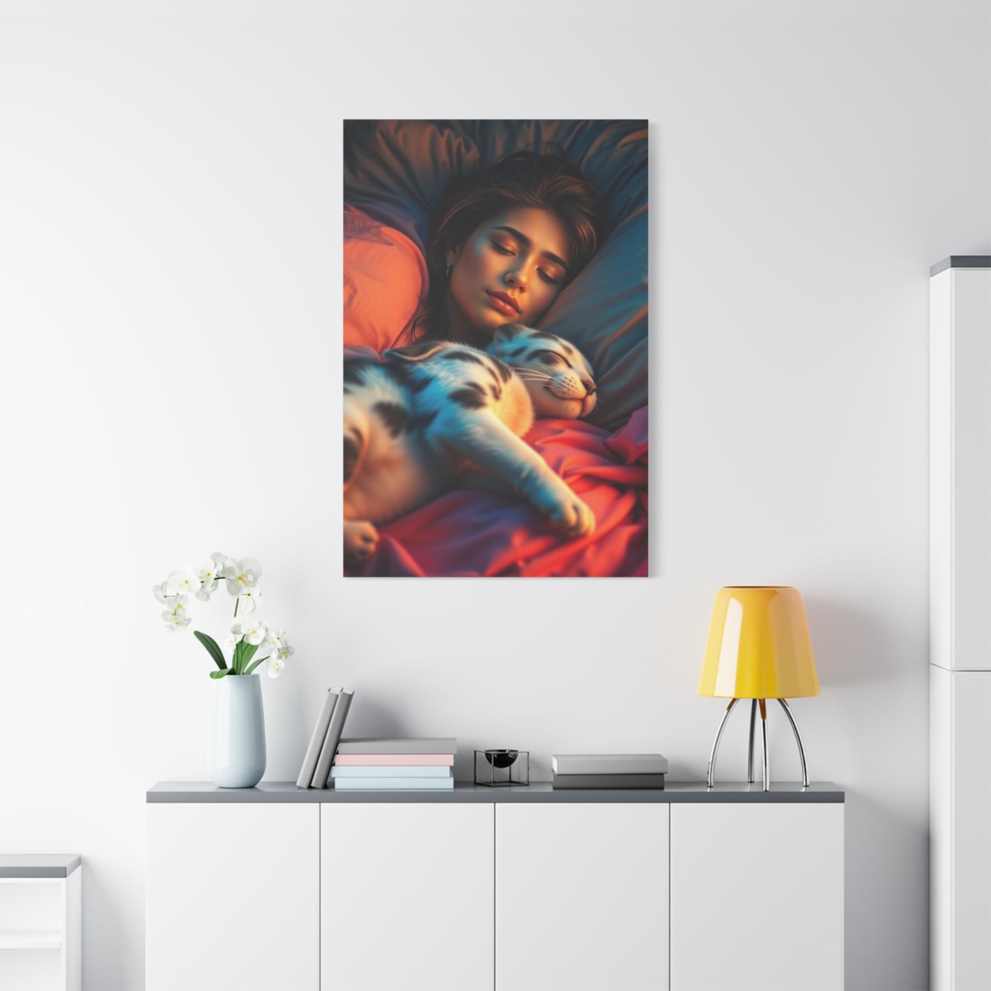 Masterpiece Sleeping & Napping Art Vision Wall Art & Canvas Print