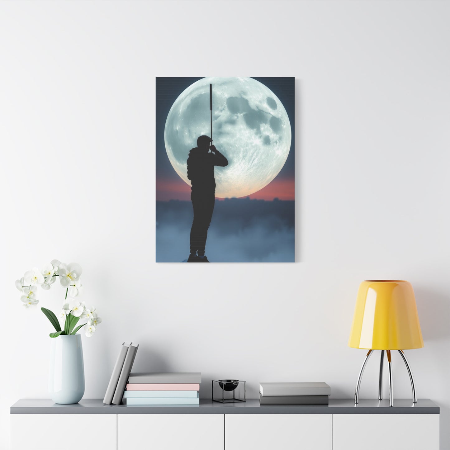 Masterpiece Full Moon Art Vision Wall Art & Canvas Print