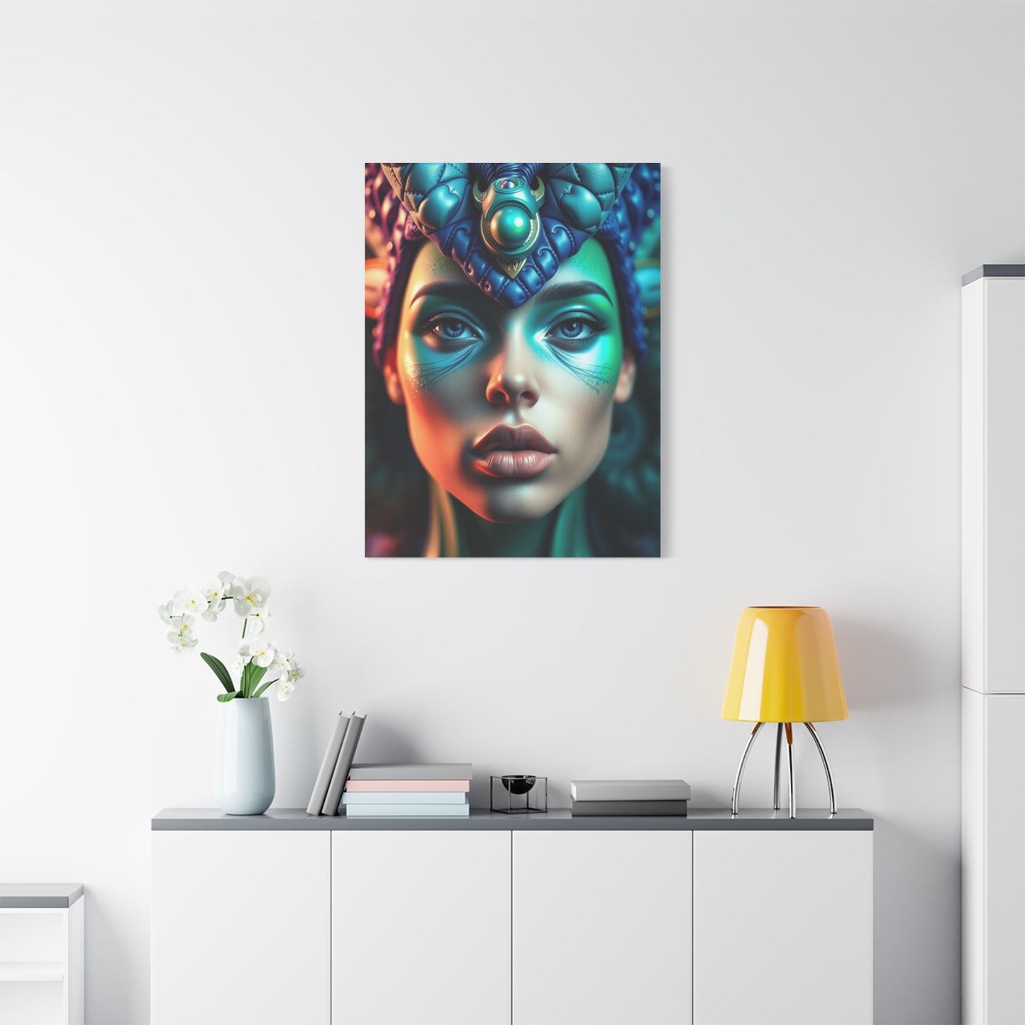 Supreme Blue & Green Art Collection Wall Art & Canvas Print