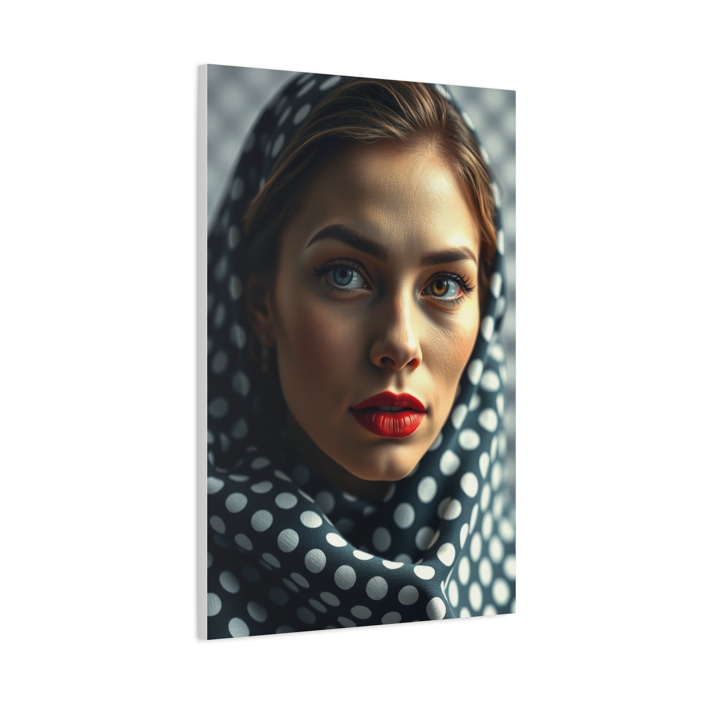 Polka Dot Pattern Art Refined Canvas Wall Art & Canvas Print