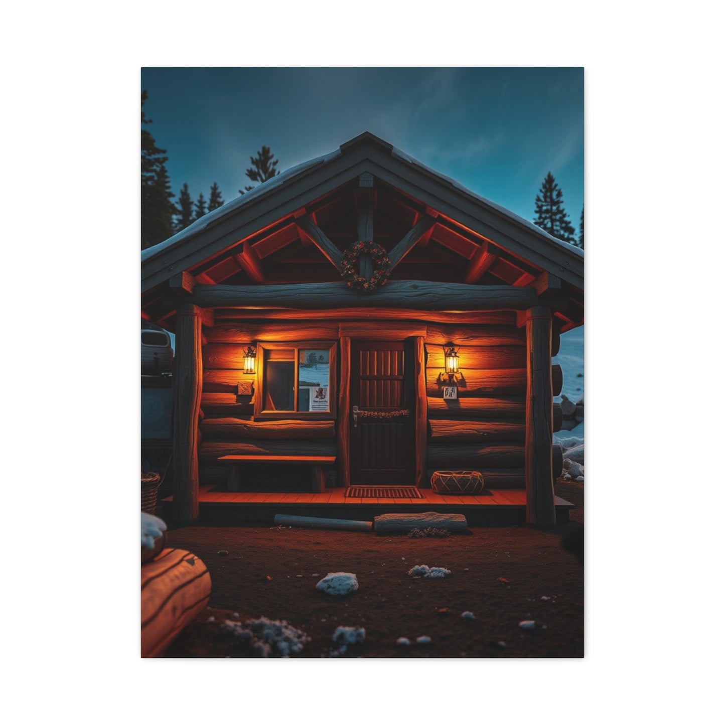 Masterpiece Cabin Art Vision Wall Art & Canvas Print