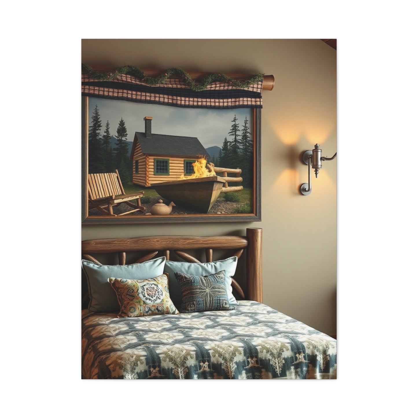Vision Cabin & Lodge Decor Art Art Wall Art & Canvas Print