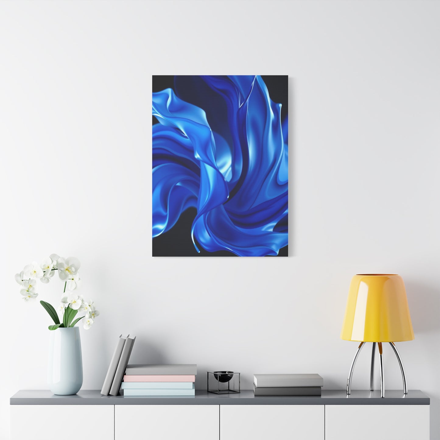 Masterpiece Blue Abstract Art Vision Wall Art & Canvas Print