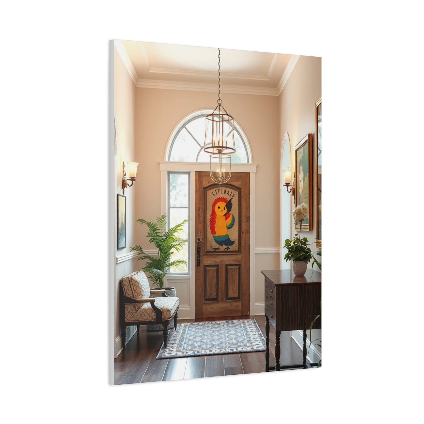 Entryway & Foyer Art Luxury Canvas Wall Art & Canvas Print