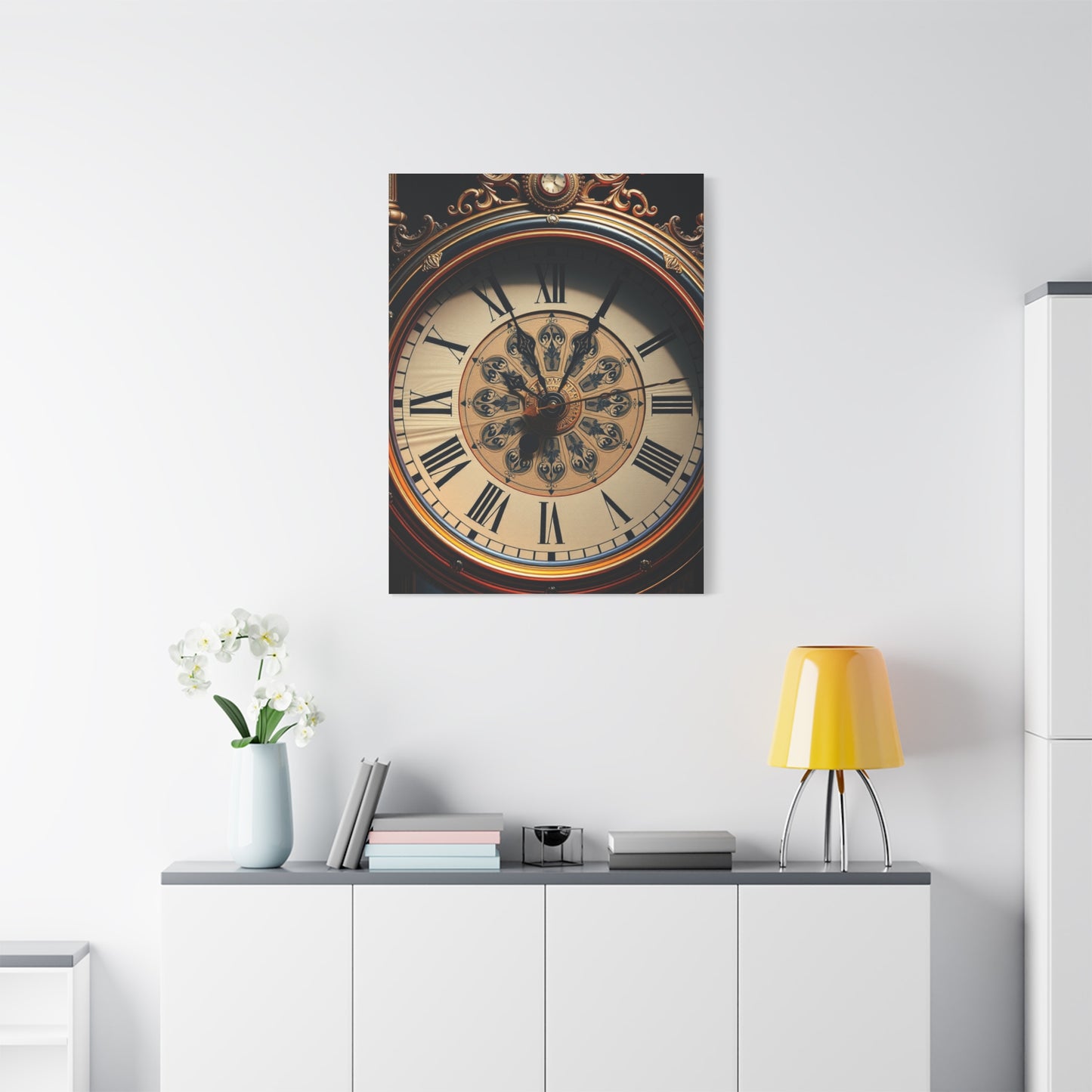 Masterpiece Clock Art Vision Wall Art & Canvas Print