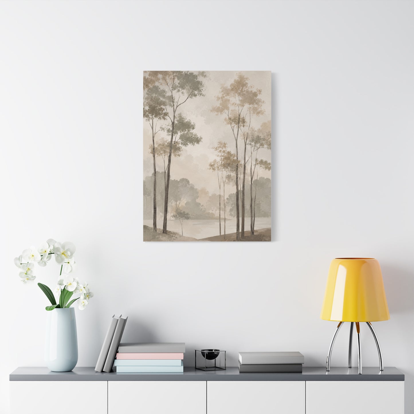 Japandi Minimal Tree Landscape Trees Wall Art & Canvas Print