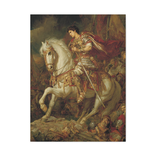 Alexander the Great Commanding The Battlefield Wall Art & Canvas Print