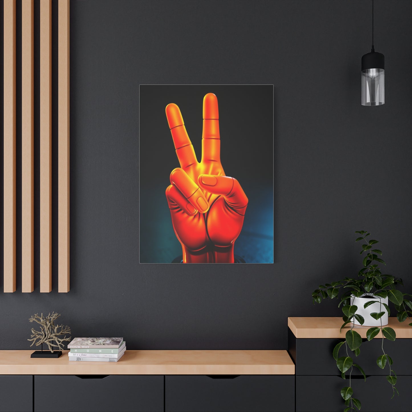 Elite Peace Sign Art Vision Wall Art & Canvas Print