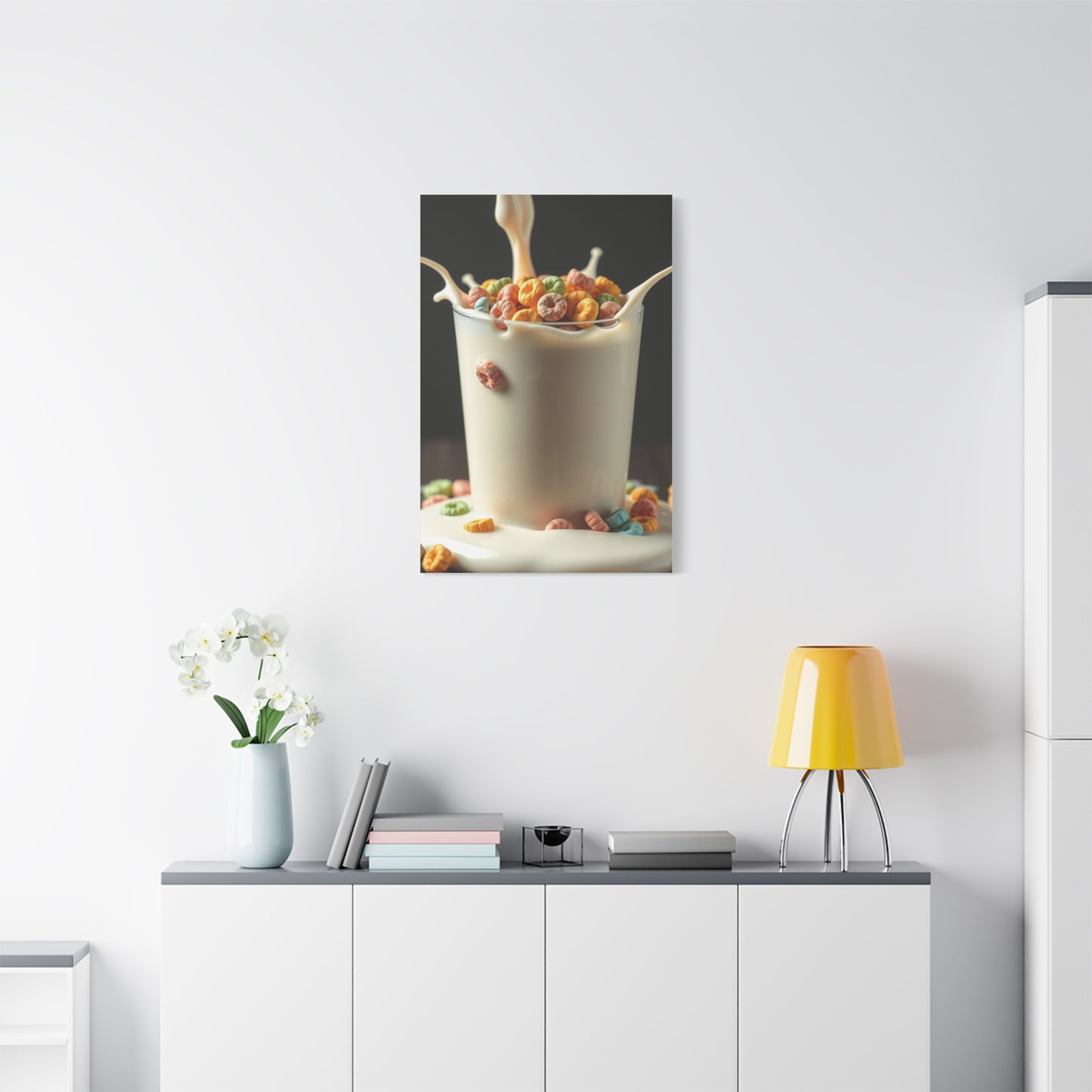 Gourmet Milky Vortex Canvas Wall Art & Canvas Print