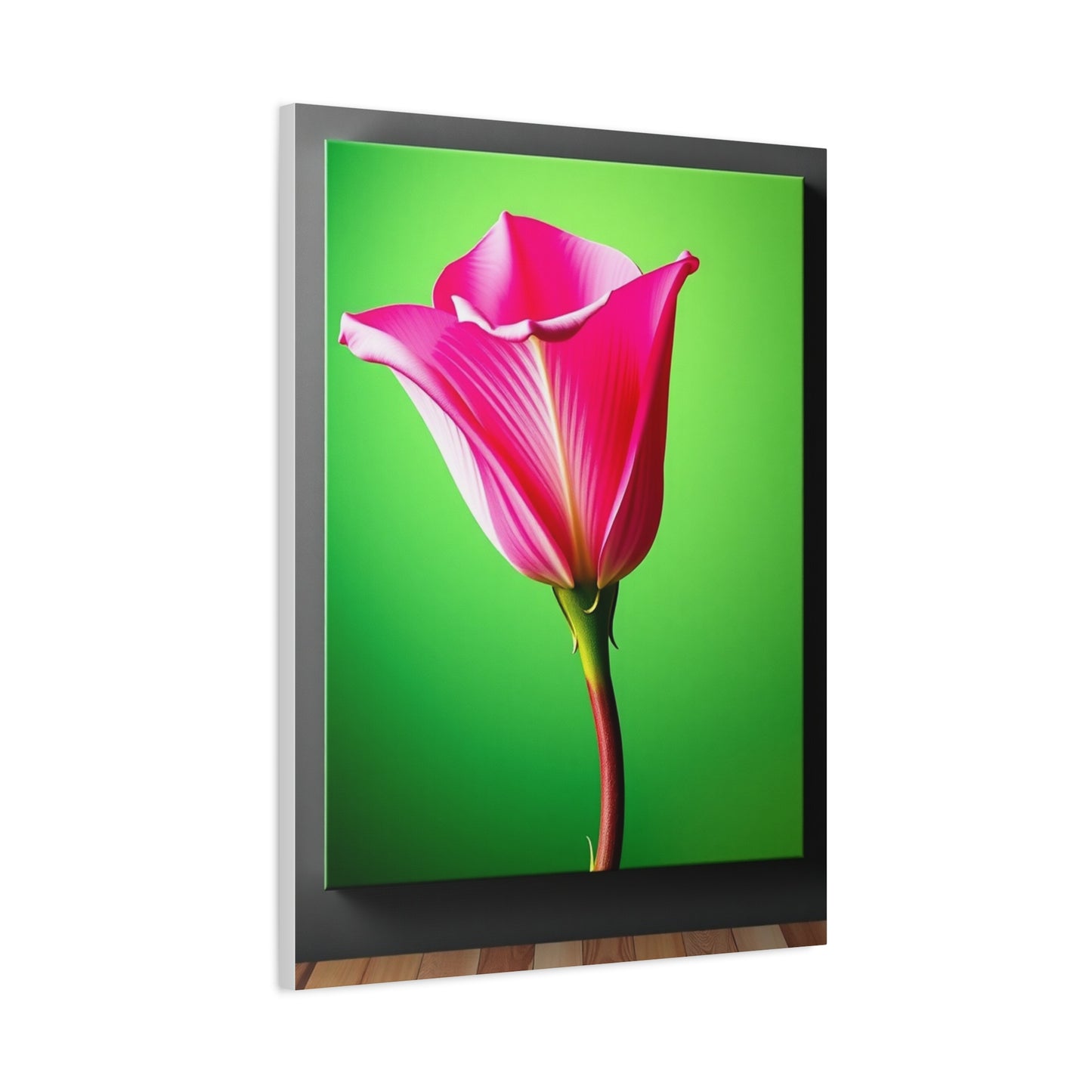 Masterpiece Green & Pink Canvas Art Vision Wall Art & Canvas Print