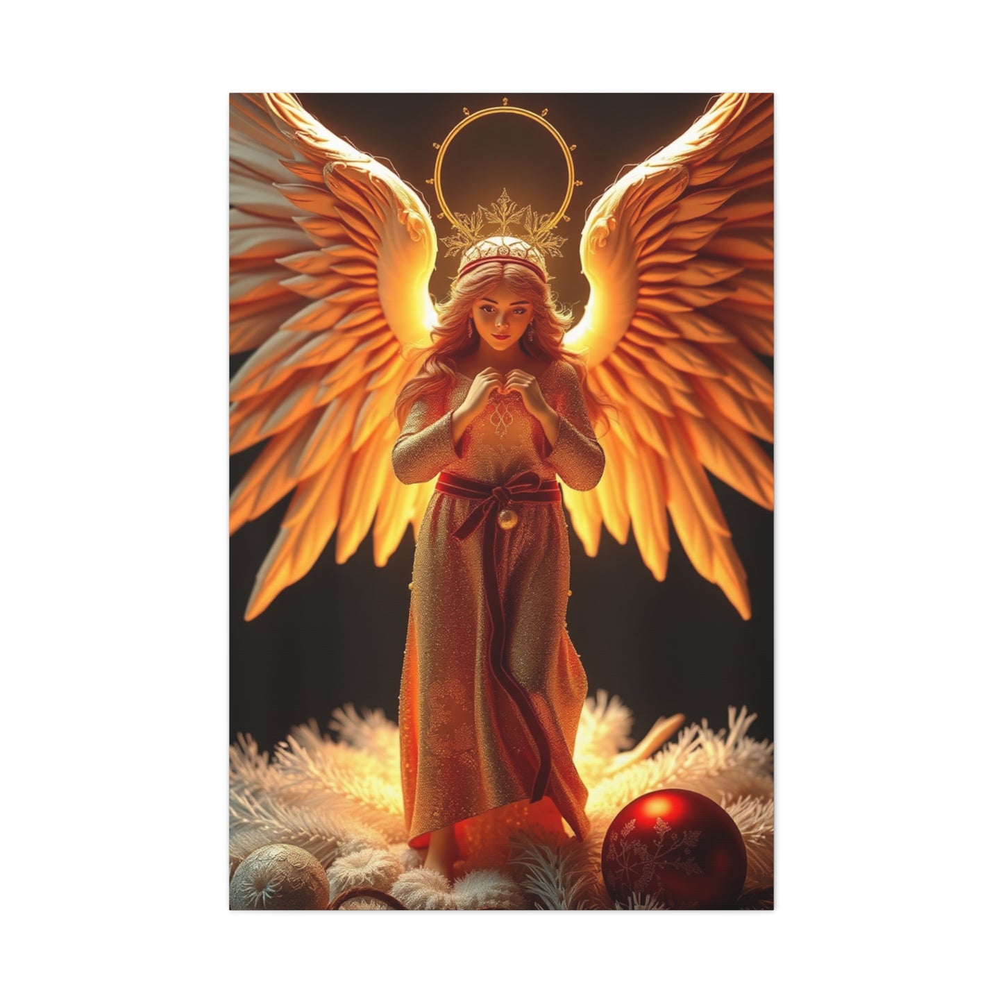 Elite Christmas Angel Art Vision Wall Art & Canvas Print