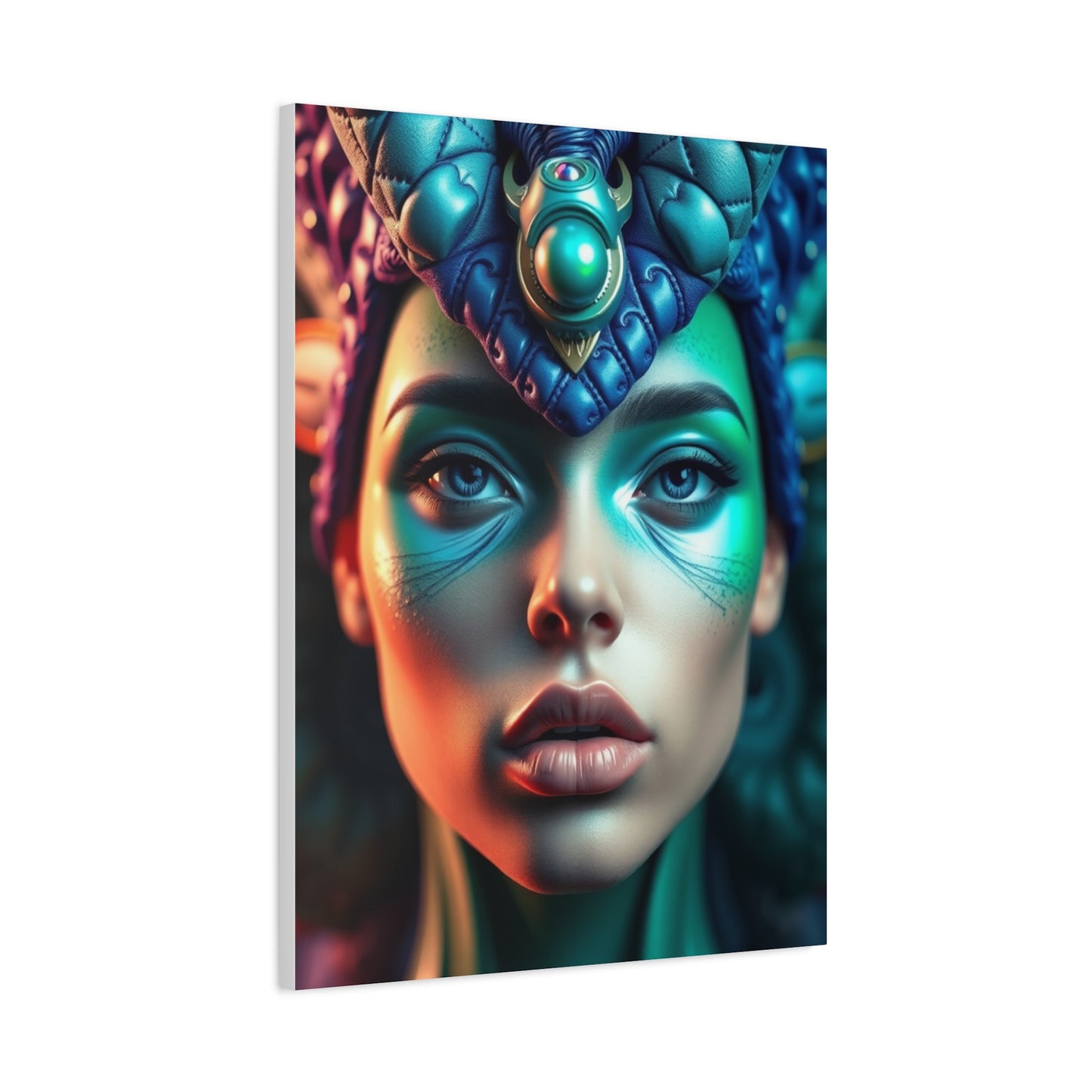 Supreme Blue & Green Art Collection Wall Art & Canvas Print