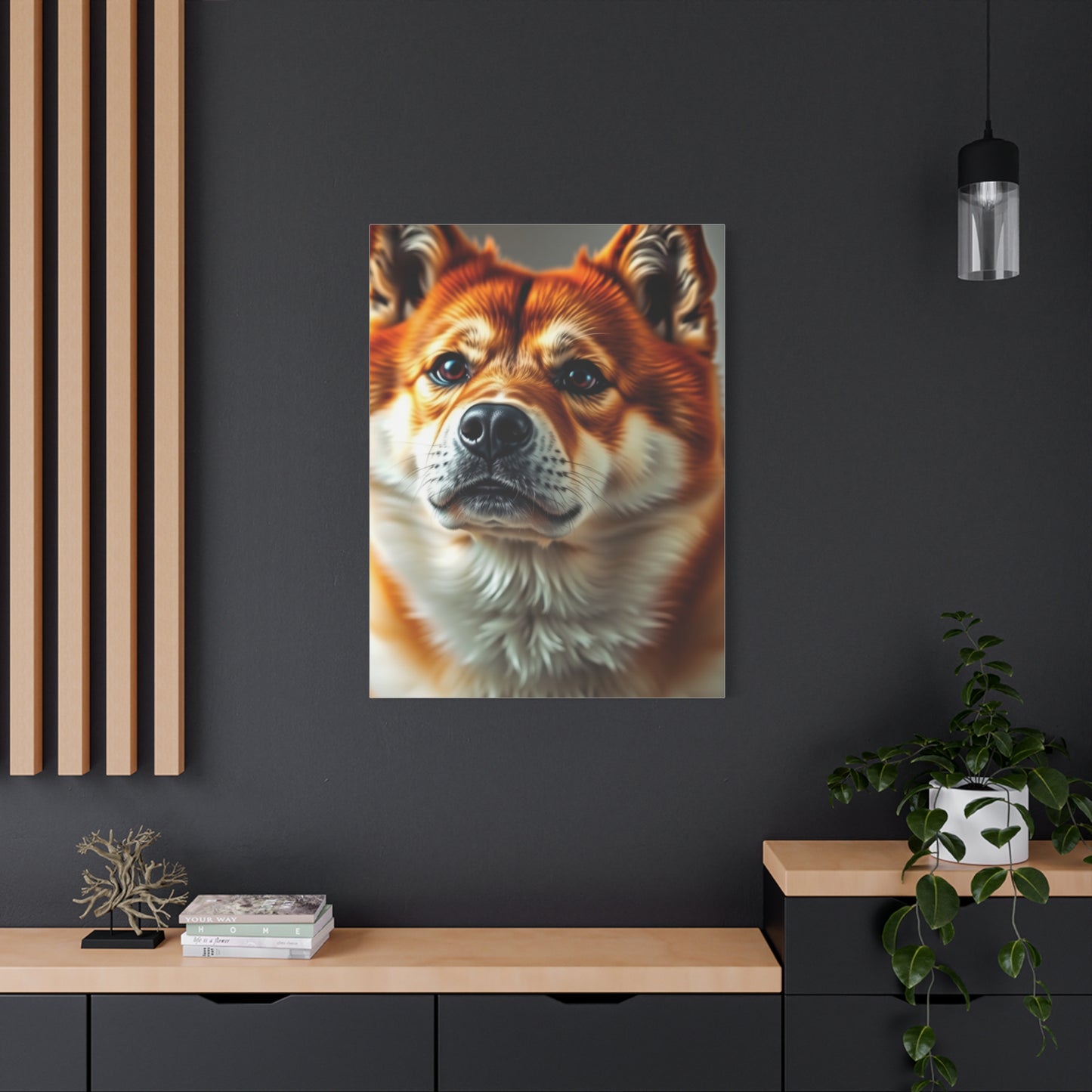 Masterpiece Shiba Inu Dog Art Vision Wall Art & Canvas Print