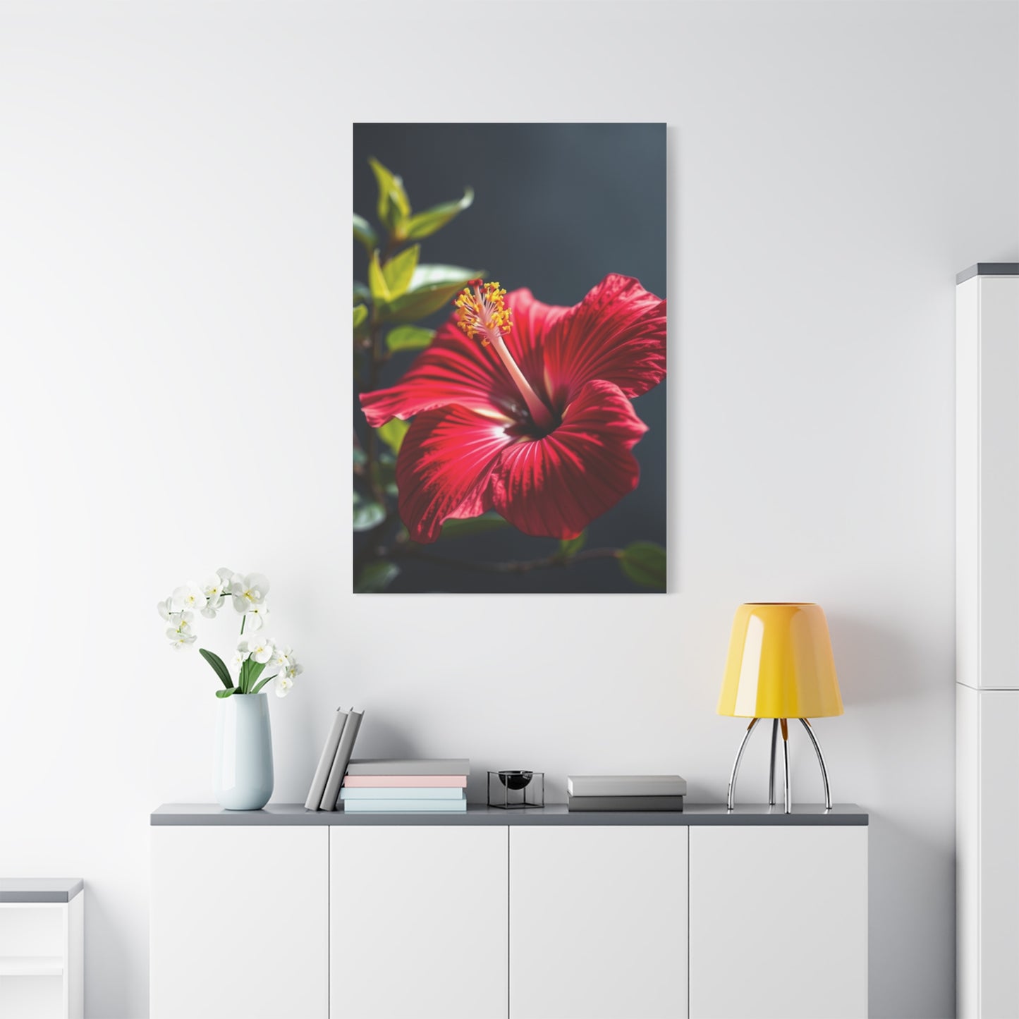 Hibiscus Flower Art Supreme Gallery Wall Art & Canvas Print
