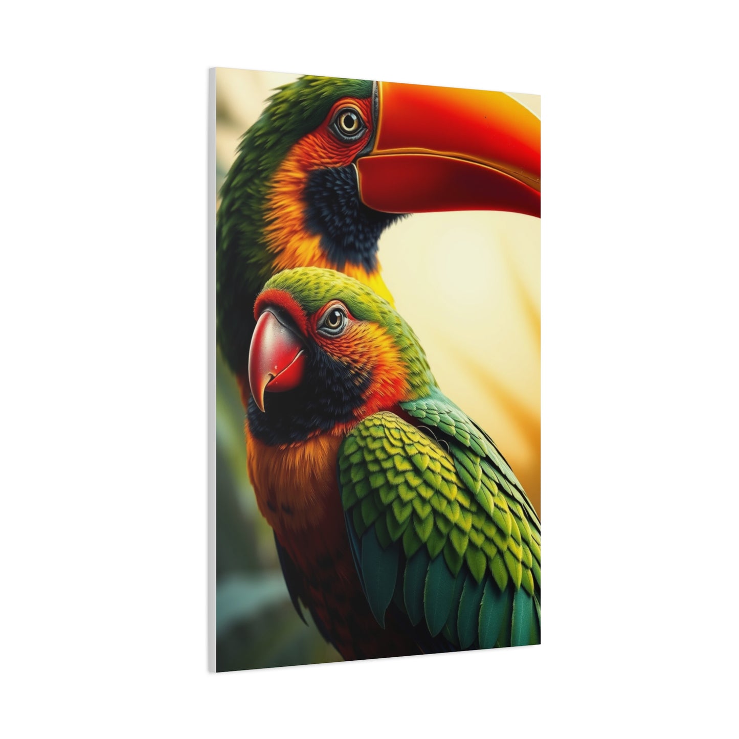 Masterpiece Tropical Birds Art Vision Wall Art & Canvas Print