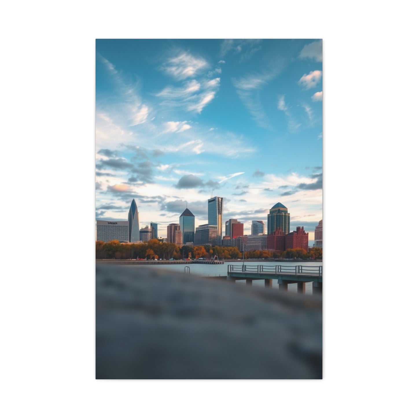 Supreme Michigan Sky Media Art Collection Wall Art & Canvas Print
