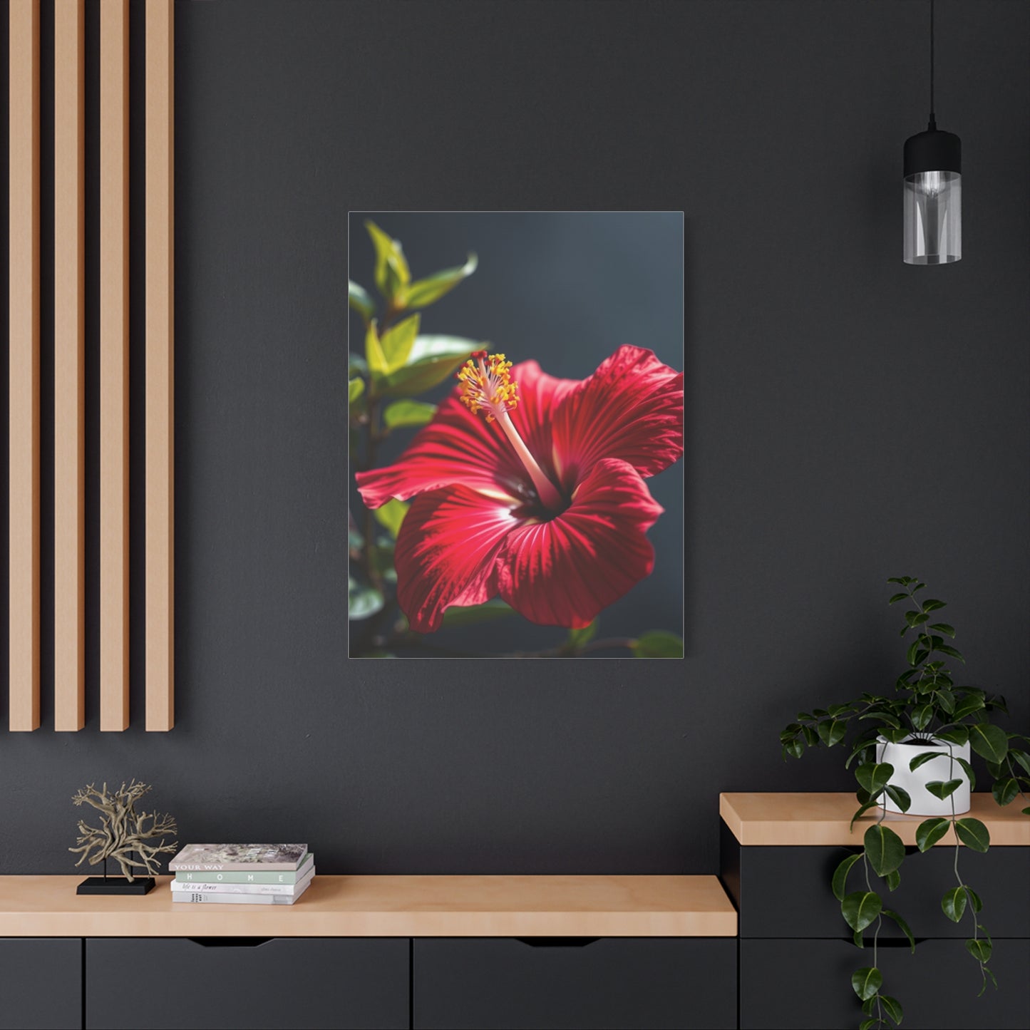 Hibiscus Flower Art Supreme Gallery Wall Art & Canvas Print