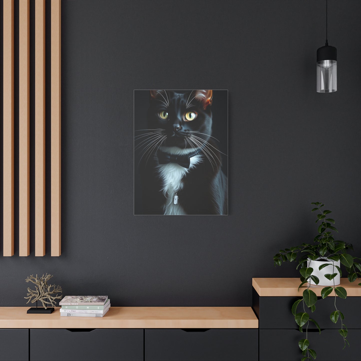 Elite Tuxedo Cat Art Vision Wall Art & Canvas Print