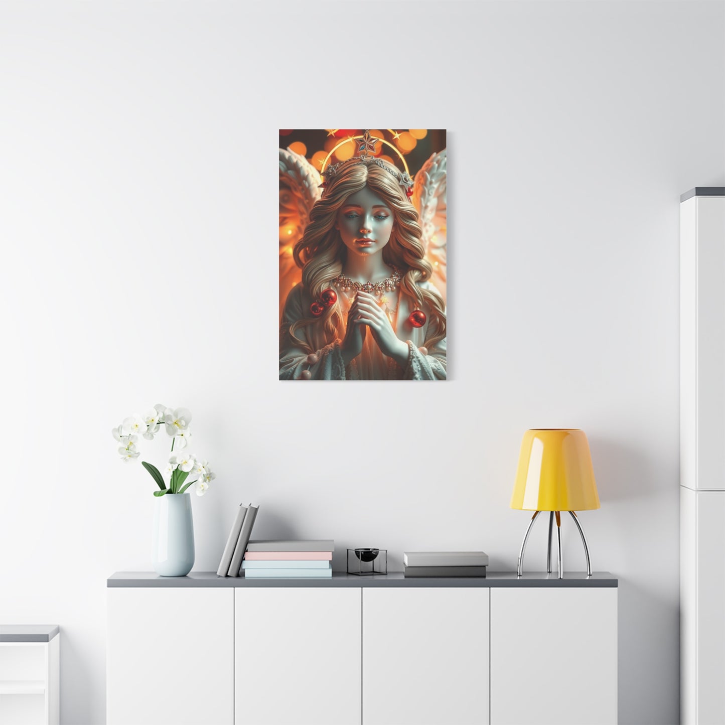 Masterpiece Christmas Angel Art Vision Wall Art & Canvas Print