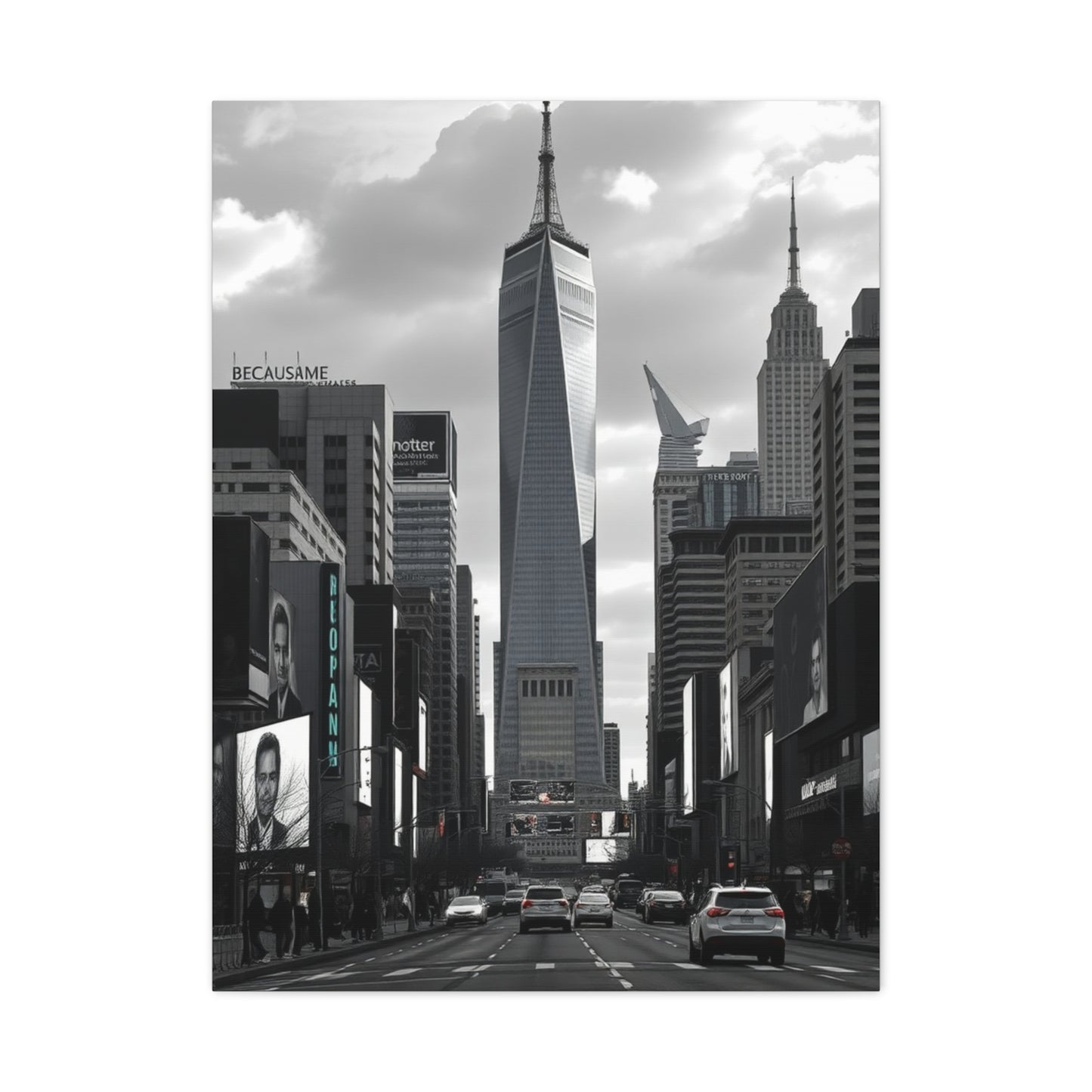Supreme Black & White Cityscapes Art Collection Wall Art & Canvas Print