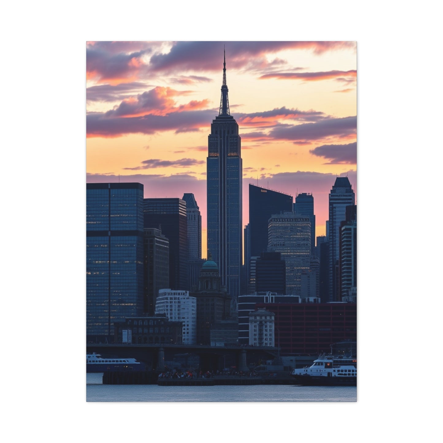 NYC Skyline Art Luxury Canvas Wall Art & Canvas Print