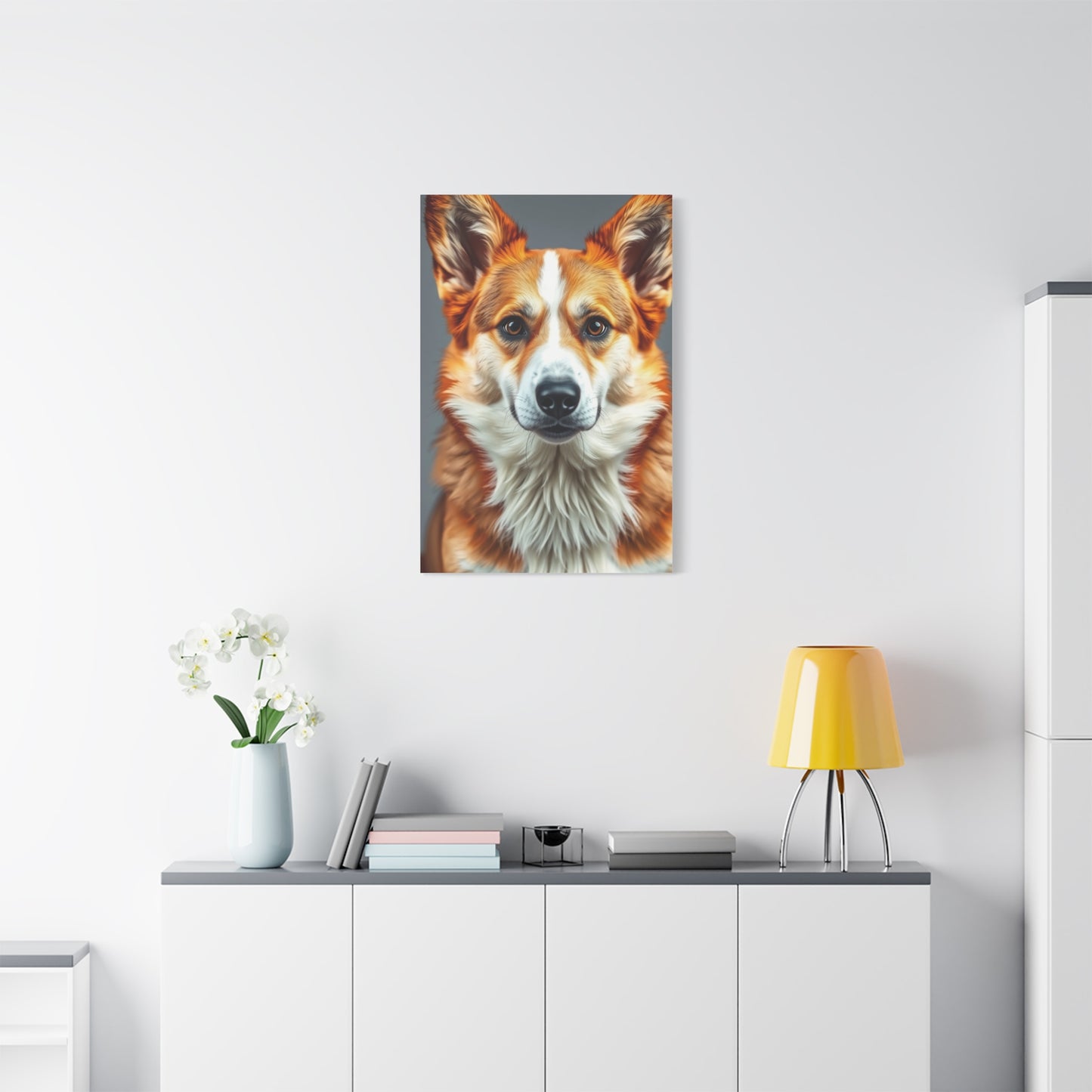 Masterpiece Corgi Dog Art Vision Wall Art & Canvas Print