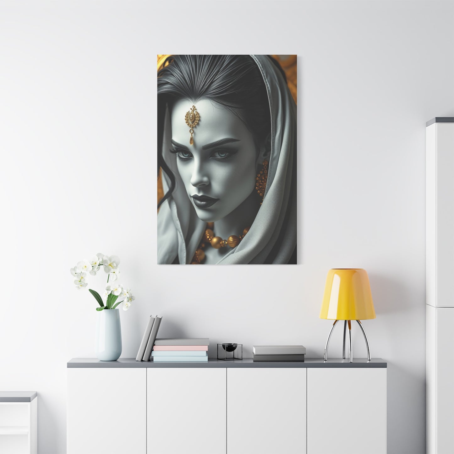 Masterpiece Black White and Gold Art Vision Wall Art & Canvas Print