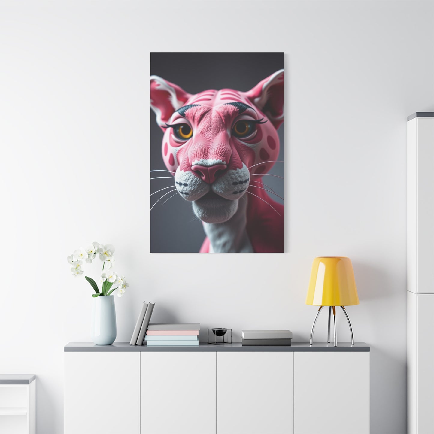 Pink Majesty Panther Wall Art Wall Art & Canvas Print