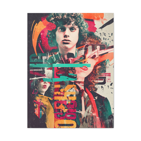 Retro Pop Collage Portrait Wall Art & Canvas Print