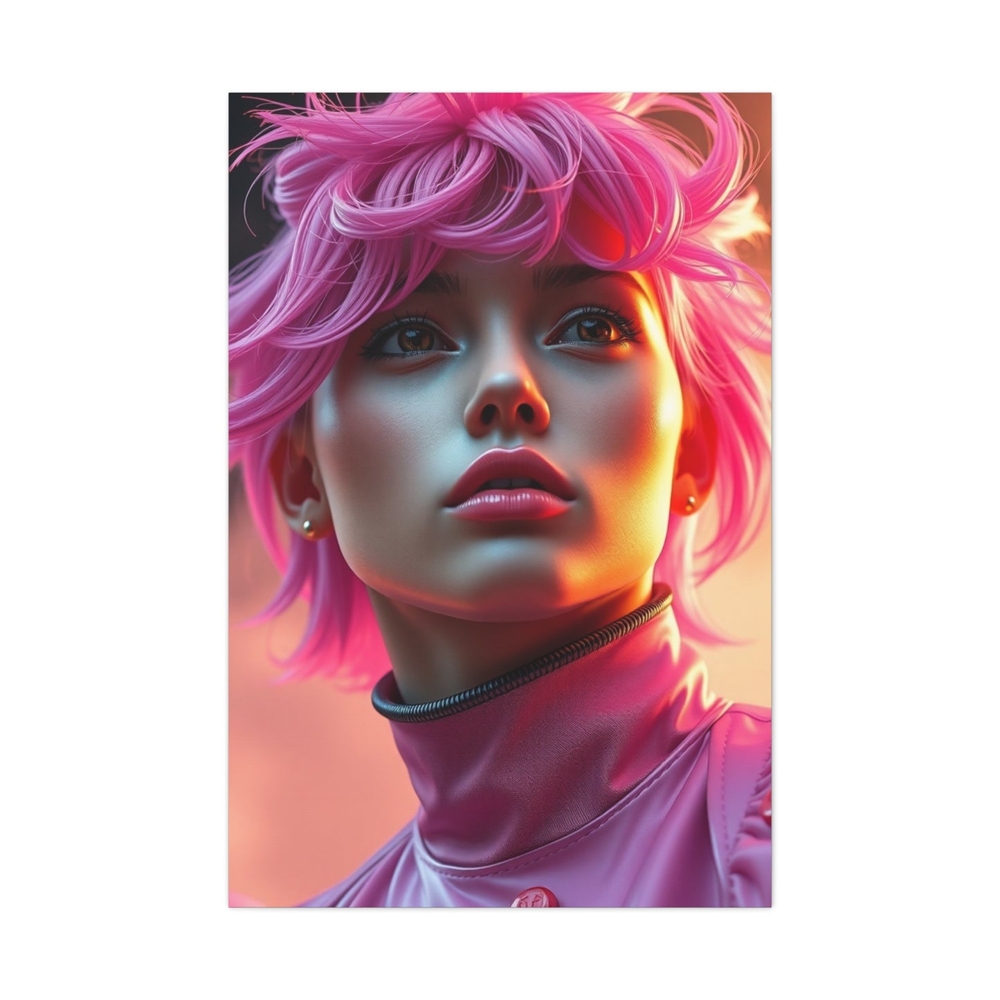 Supreme Gold & Pink Art Collection Wall Art & Canvas Print