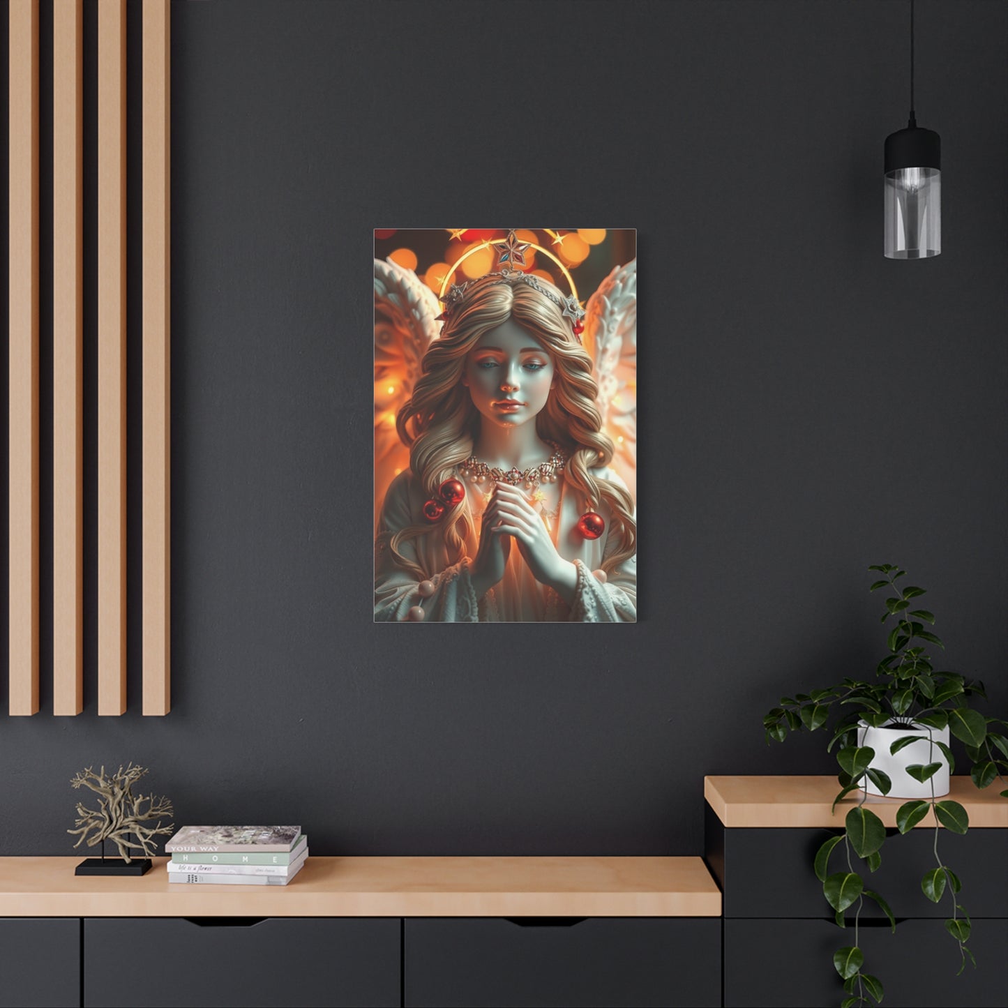 Masterpiece Christmas Angel Art Vision Wall Art & Canvas Print