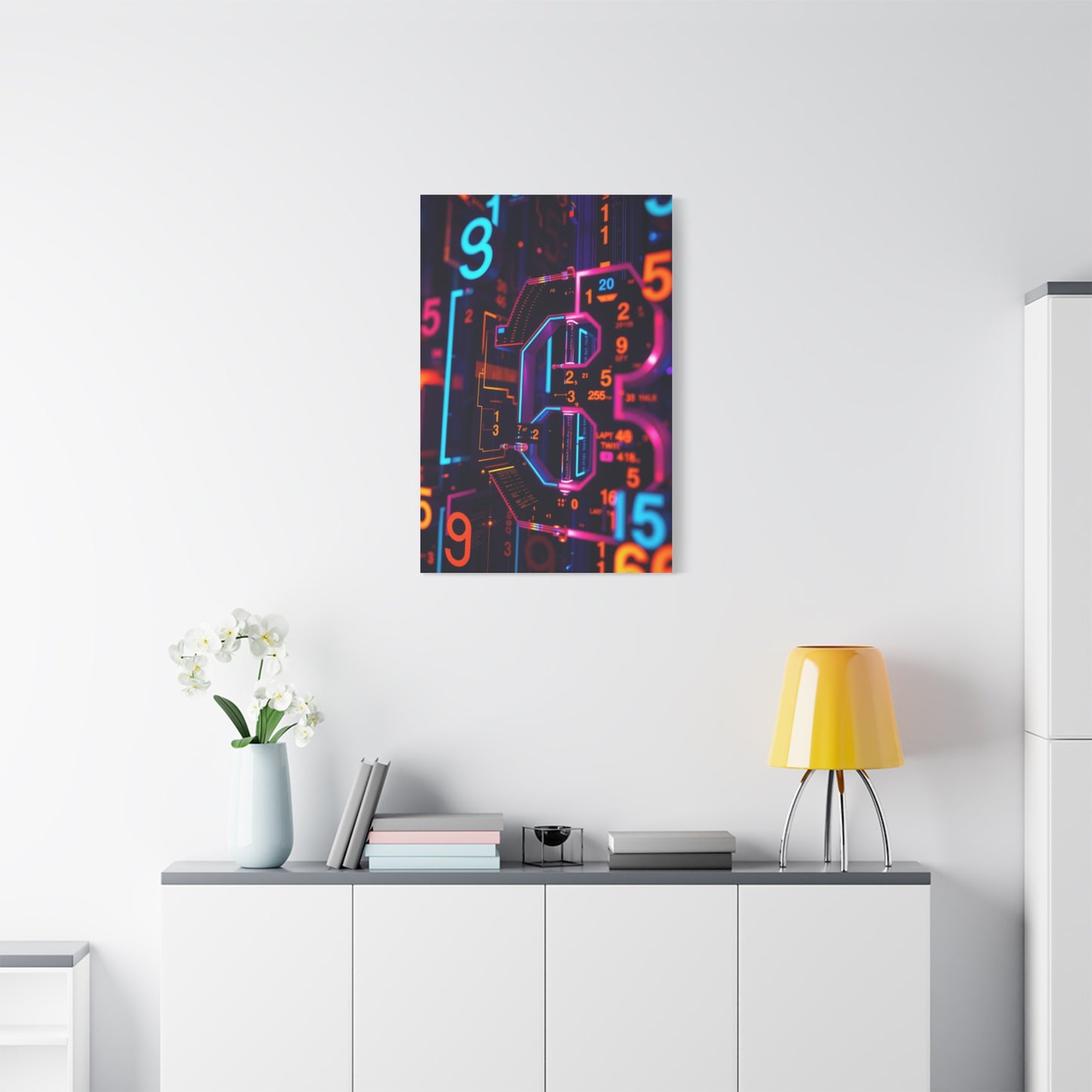 Elite Numbers Art Vision Wall Art & Canvas Print