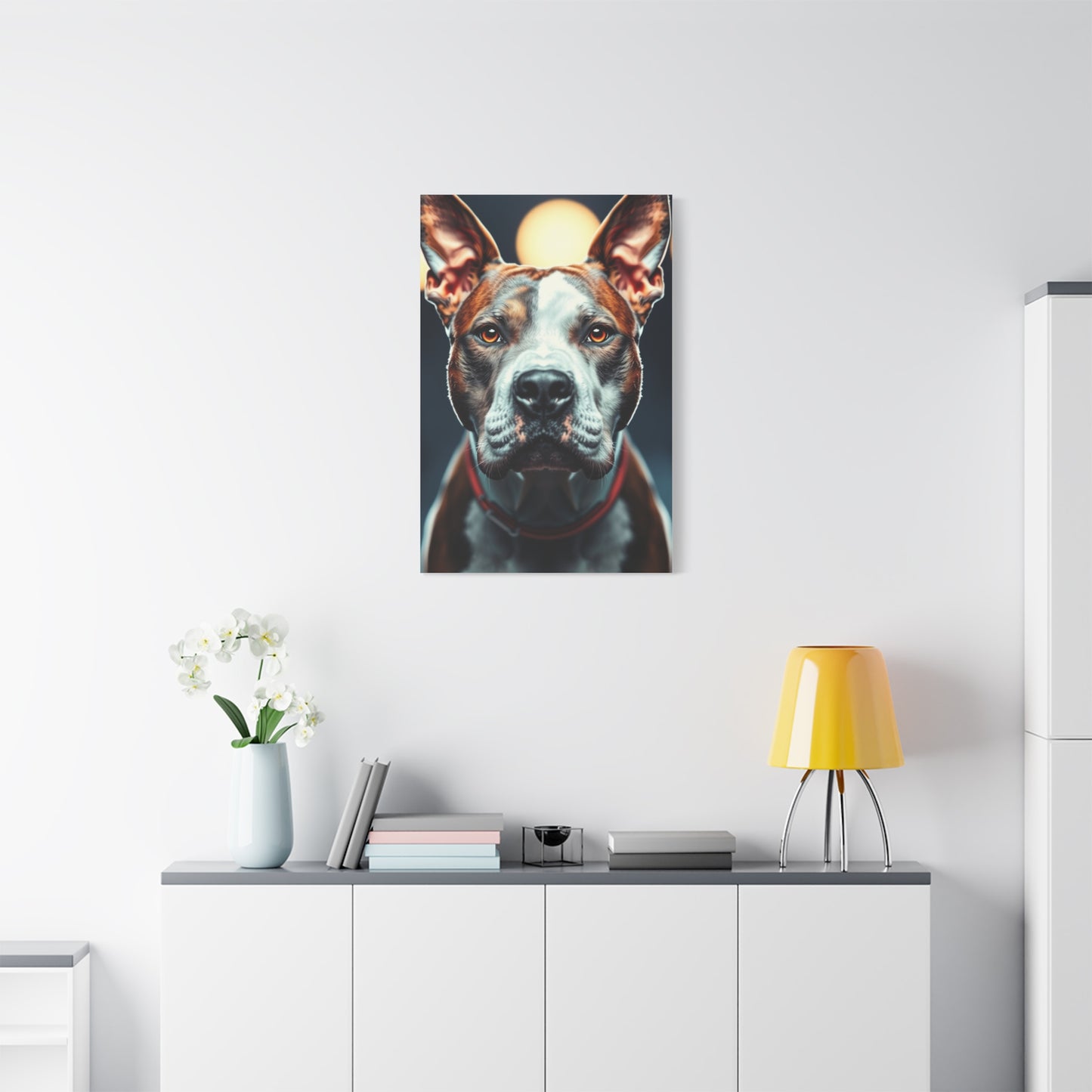 Pit Bull Art Refined Canvas Wall Art & Canvas Print