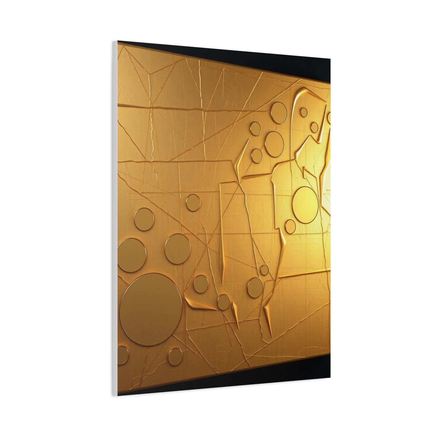 Masterpiece Gold & Silver Canvas Art Vision Wall Art & Canvas Print