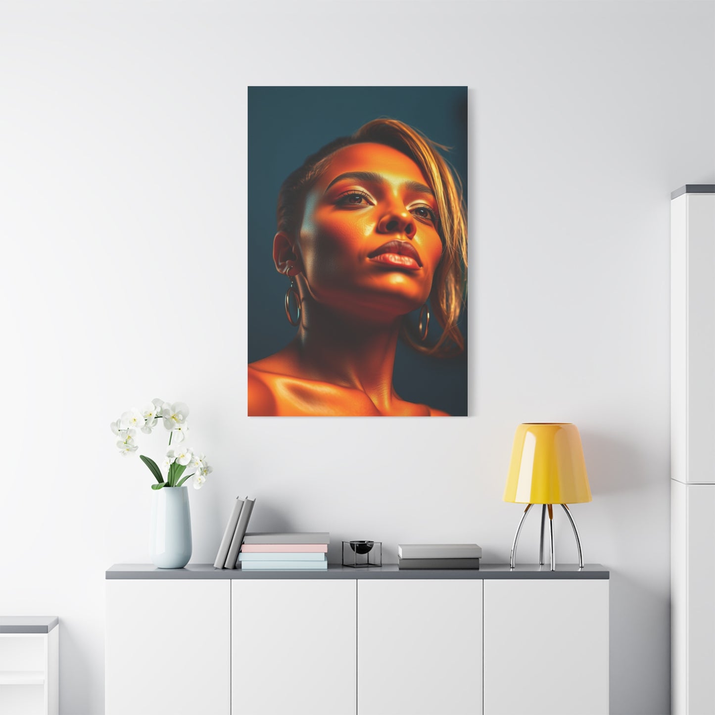 Pop of Orange Art Supreme Gallery Wall Art & Canvas Print
