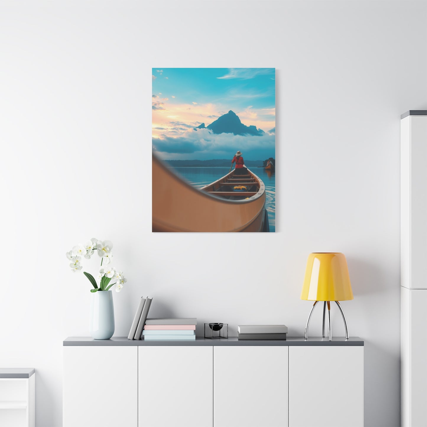 Masterpiece Canoe Art Vision Wall Art & Canvas Print