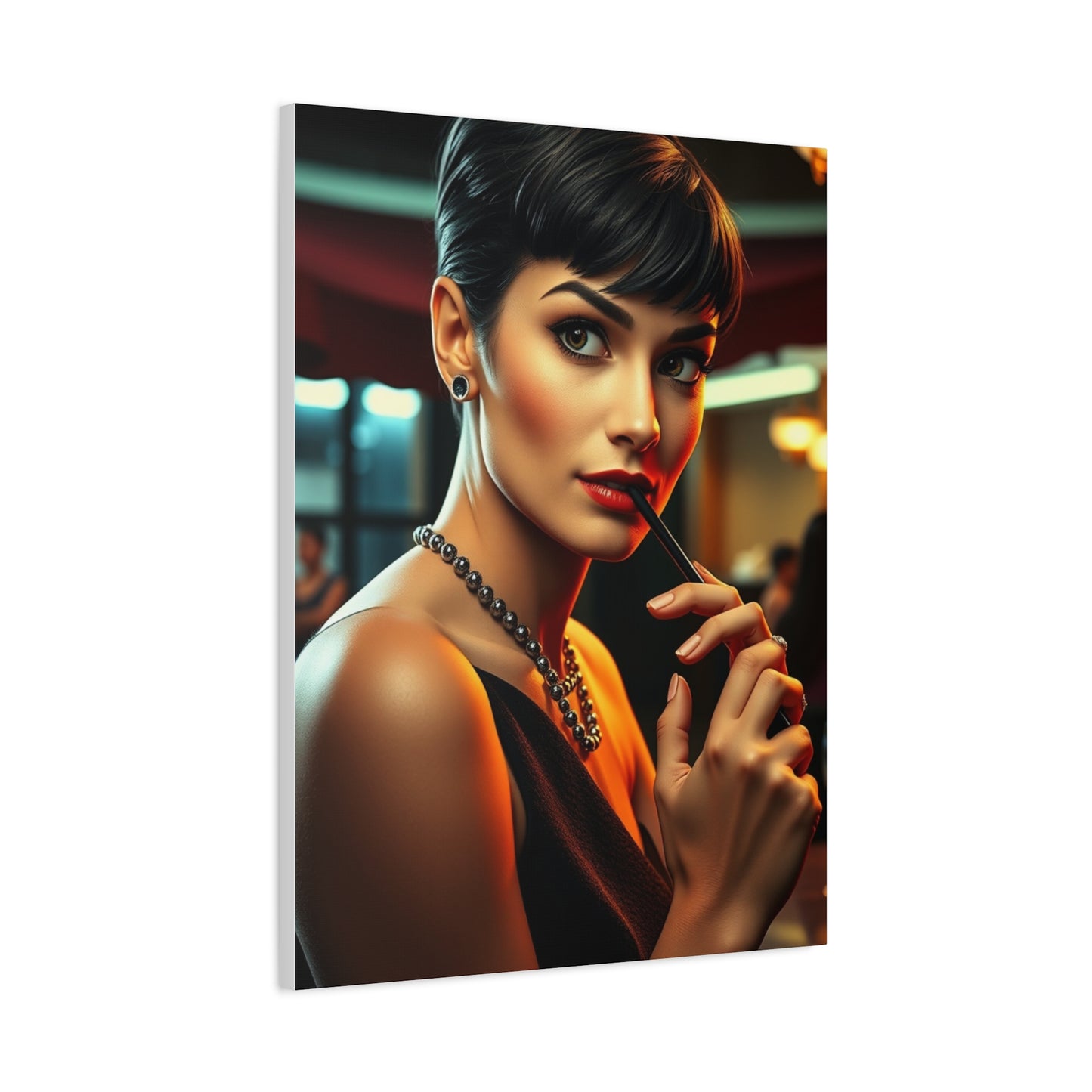 Masterpiece Breakfast At Tiffany’s Characters Art Vision Wall Art & Canvas Print