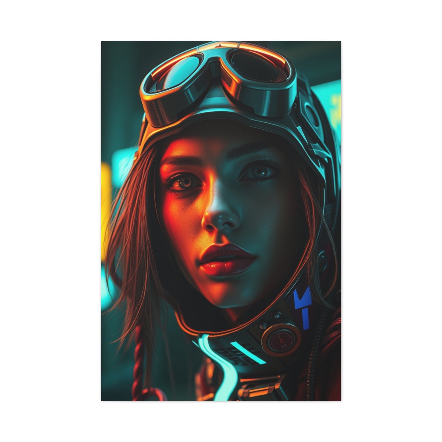 Masterpiece Cyberpunk Art Vision Wall Art & Canvas Print