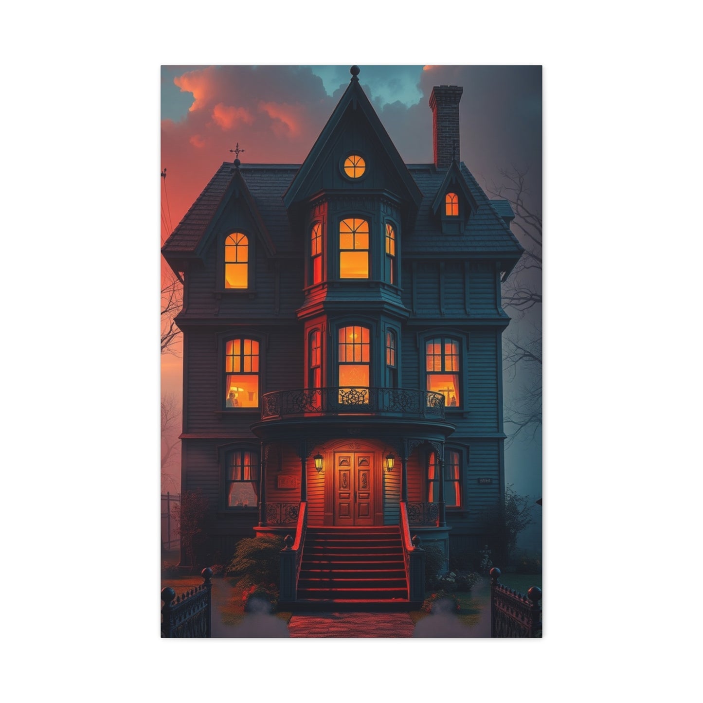 Masterpiece Haunted House Art Vision Wall Art & Canvas Print